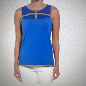Original Penguin Blue and Tan Tank Top